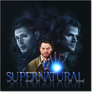 Dean Sam Castiel Posters and Art
